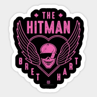 Bret Hart The Hitman Skull Sticker